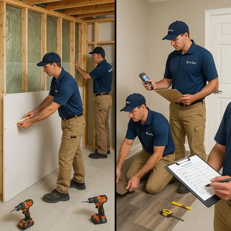 Repairs and Reconstruction process in Luck, WI